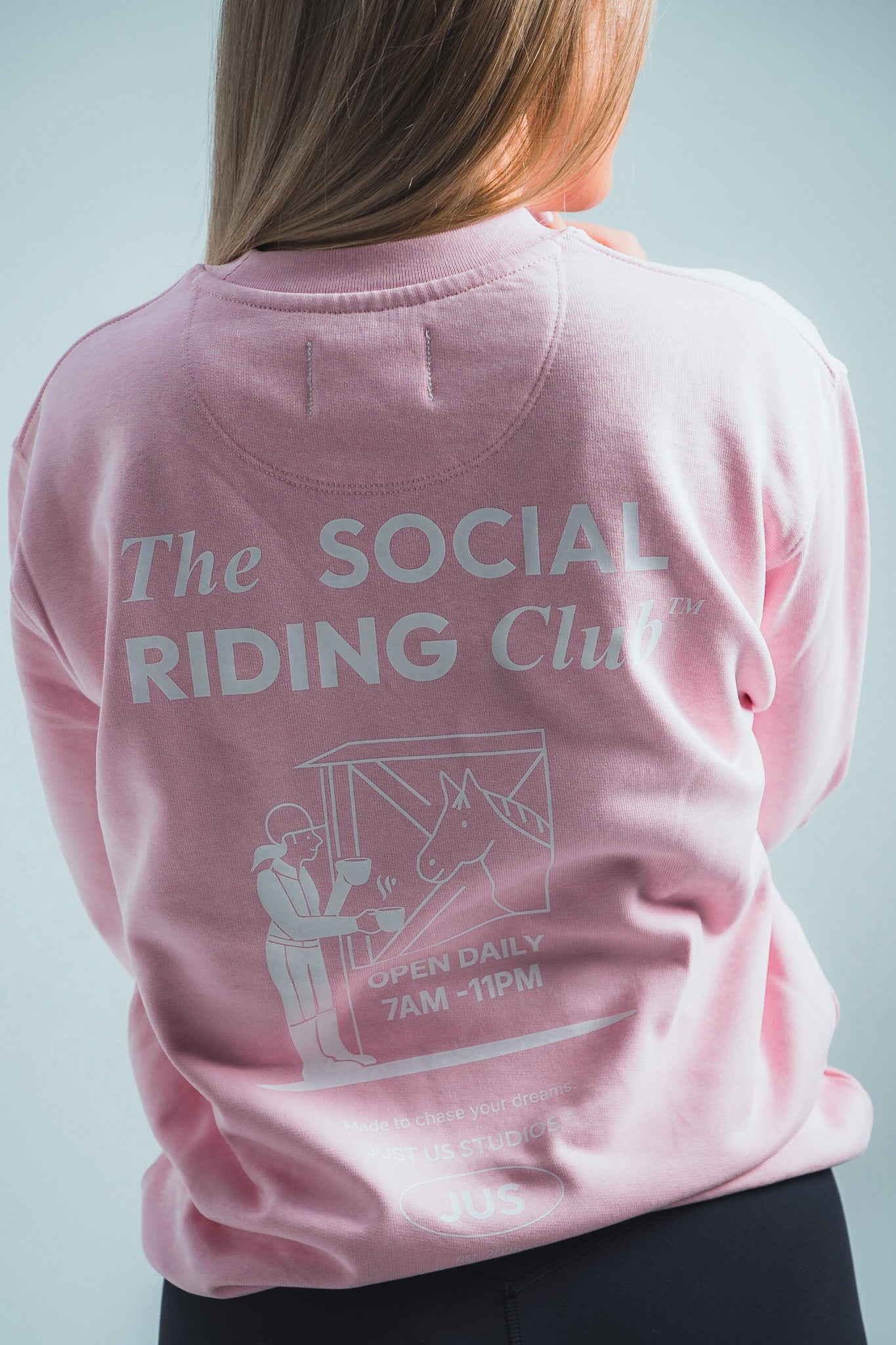 SWEATER SOCIAL RIDING CLUB PINK
