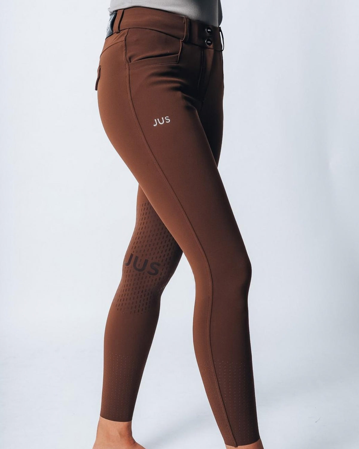 Winners Breeches Espresso, Vorderansicht || 4-Wege-Stretch mit leichter Kompression