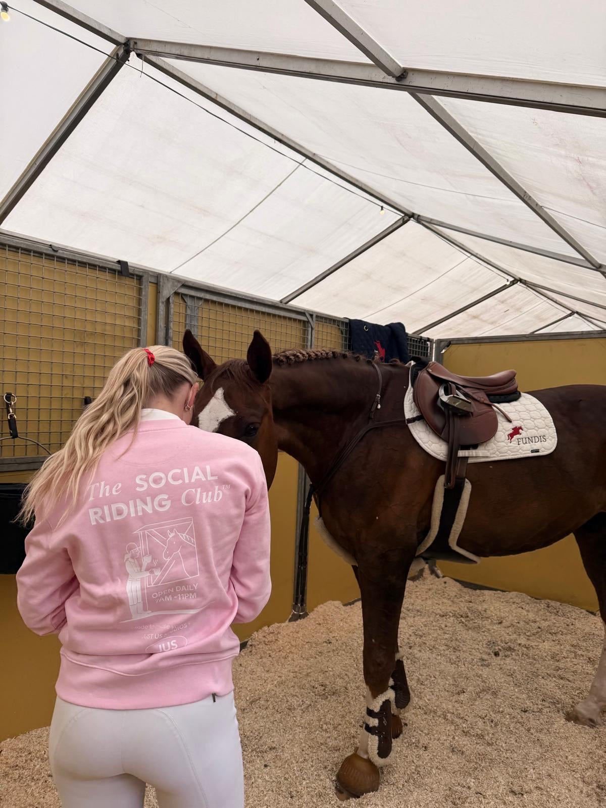 Social Riding Club Sweater - Pink