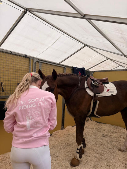 Social Riding Club Sweater - Pink