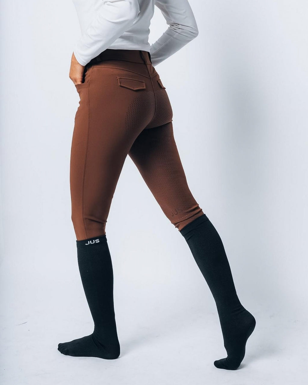 Winners Breeches Espresso, Vorderansicht || In Voll- oder Knie-Grip verfügbar