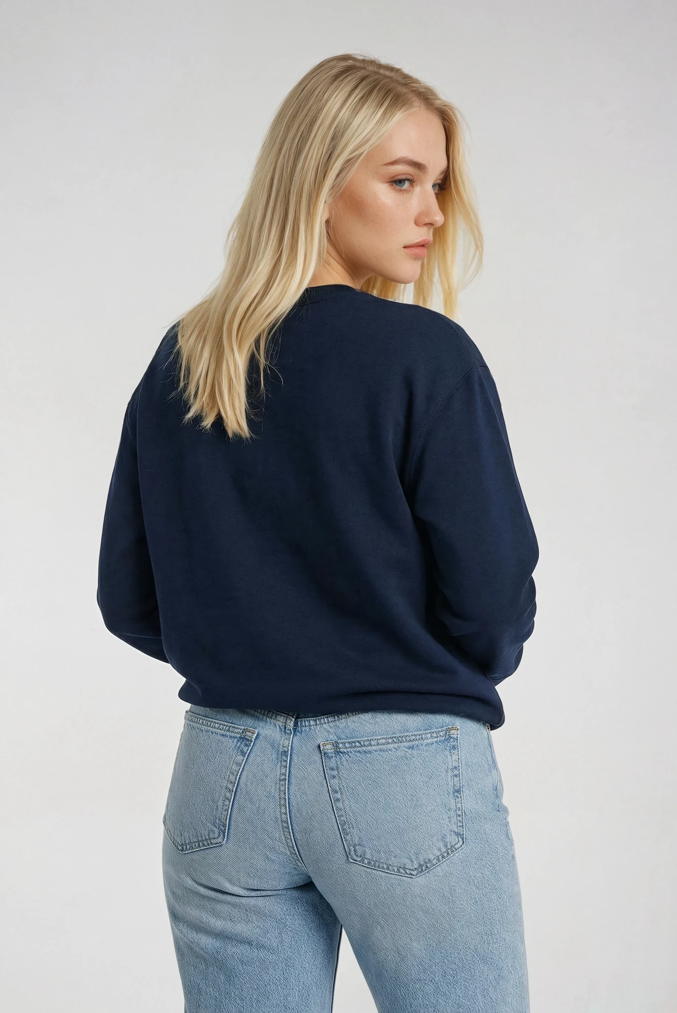 Basic Social Riding Club Sweater - Navy