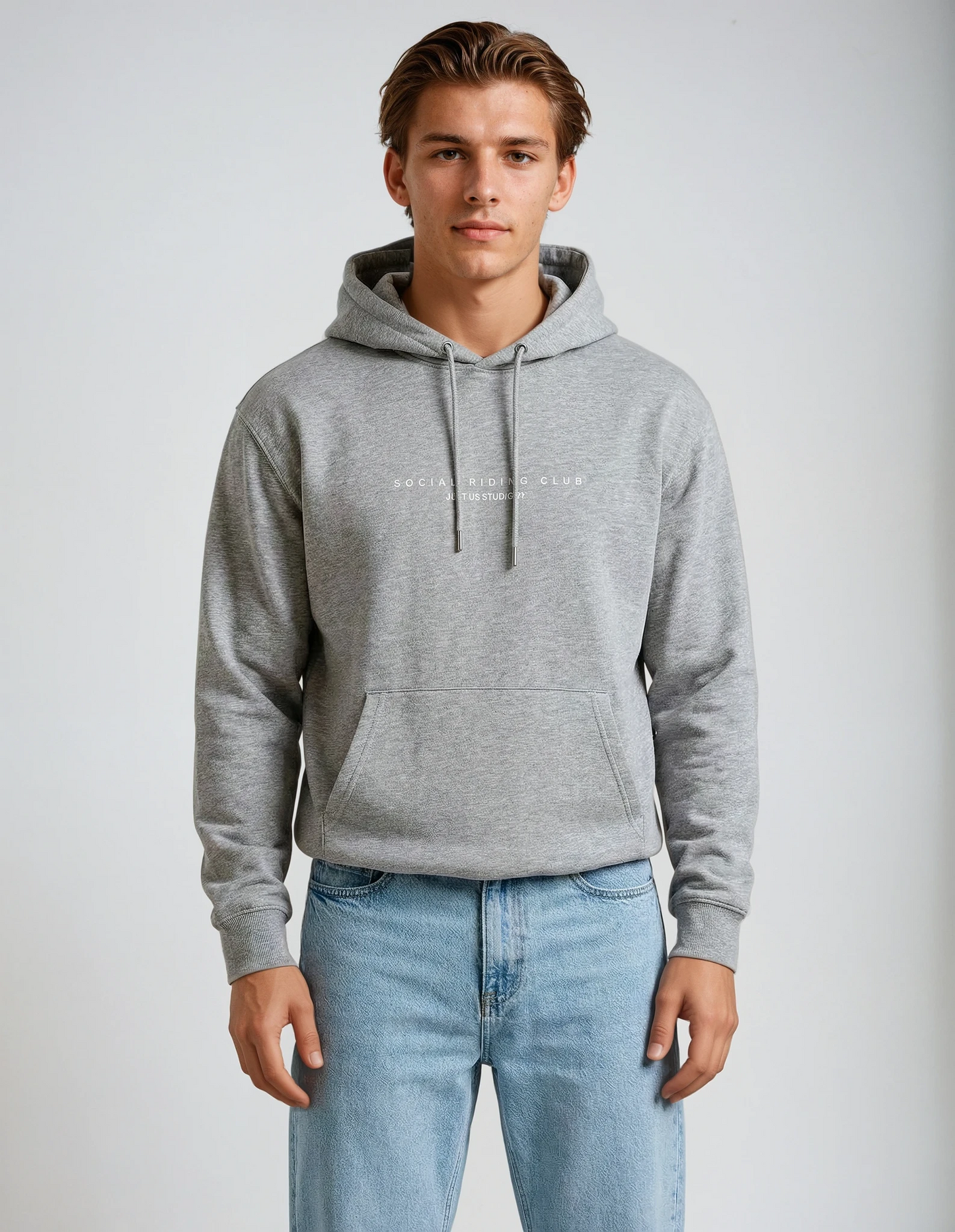Basic Social Riding Club Hoodie - Grey
