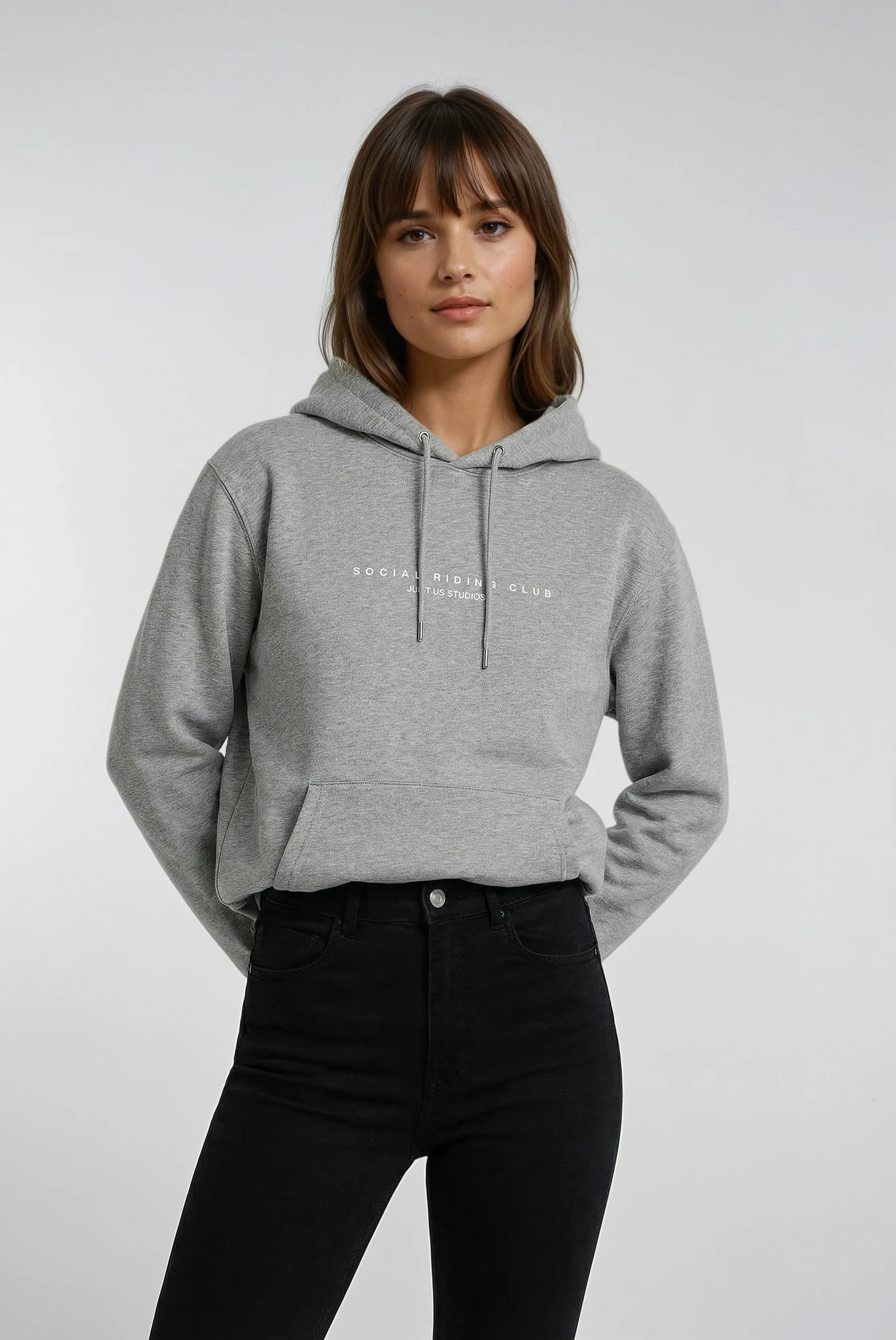 Basic Social Riding Club Hoodie - Grey