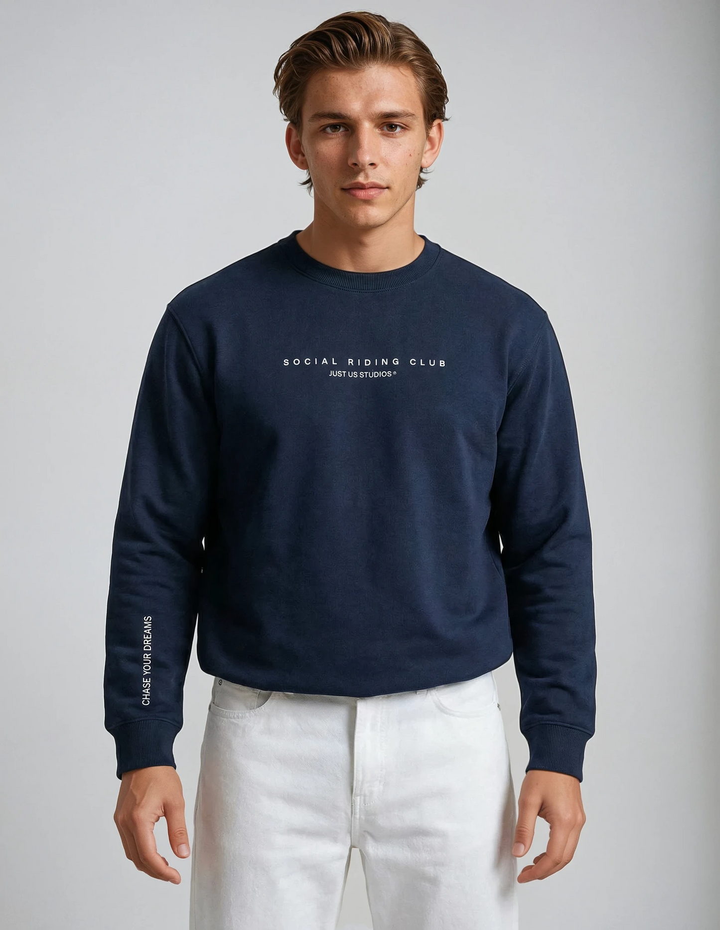 Basic Social Riding Club Sweater - Navy