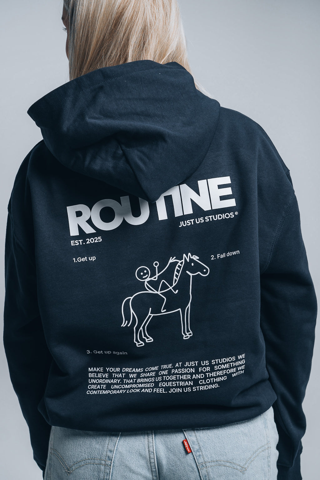 HOODIE ROUTINE NAVY
