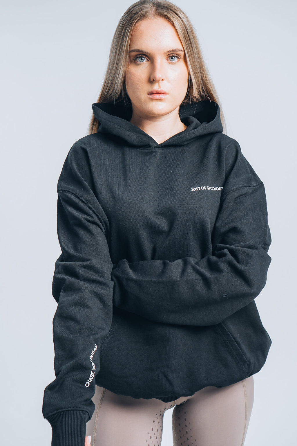 HOODIE CHASE DREAMS BLACK