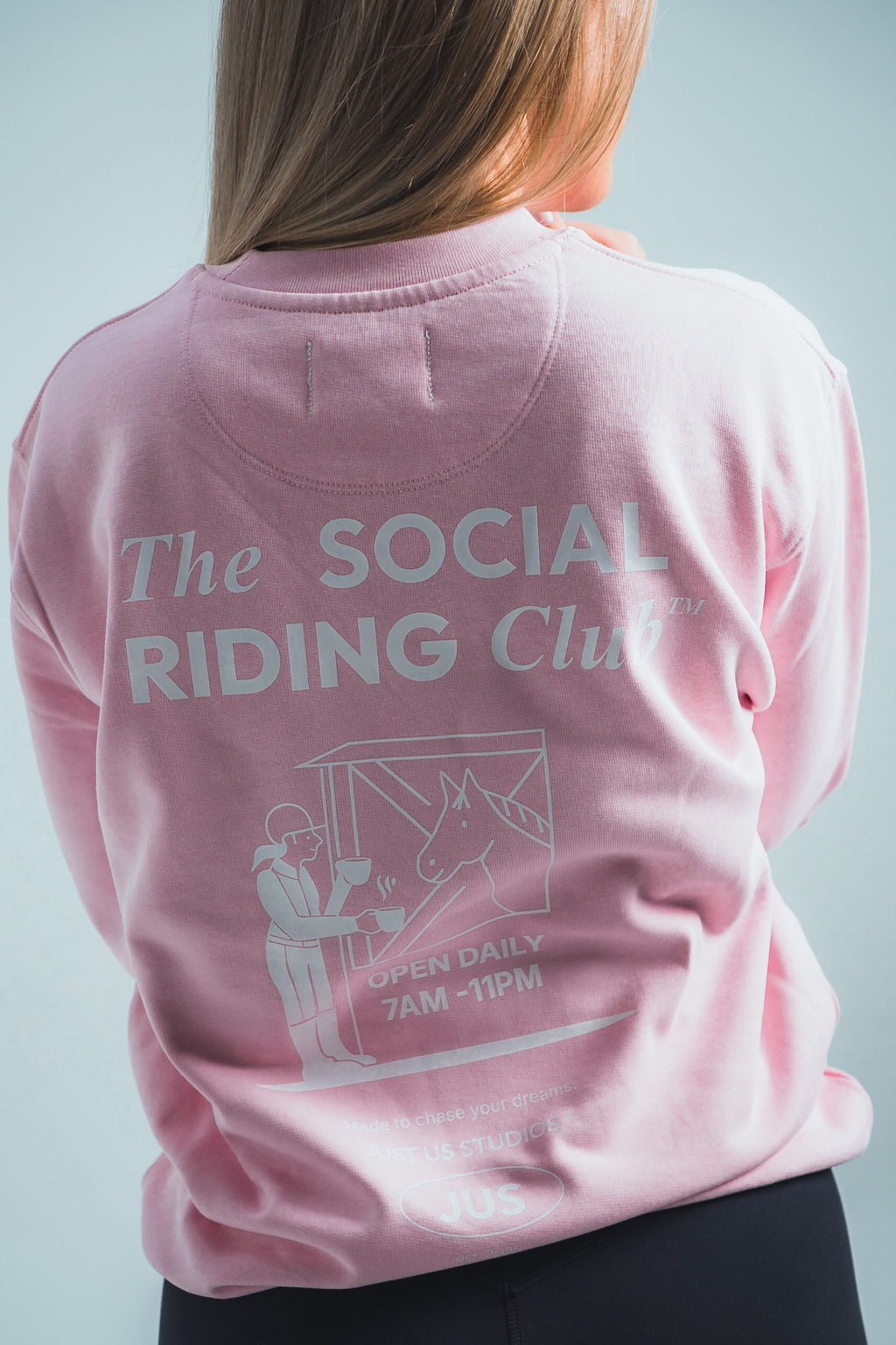 SWEATER SOCIAL RIDING CLUB PINK