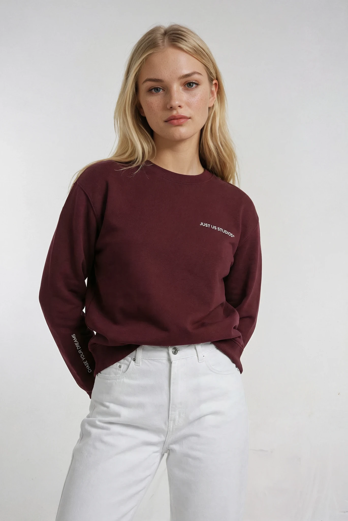 My Therapy are Horses Sweater - Dark Red