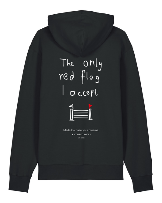 Red Flag Hoodie - Black
