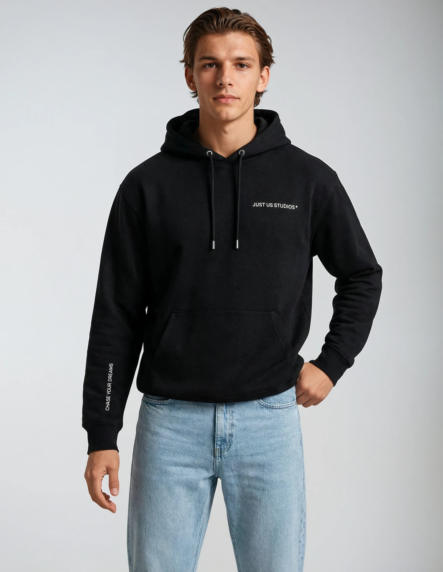 Red Flag Hoodie - Black