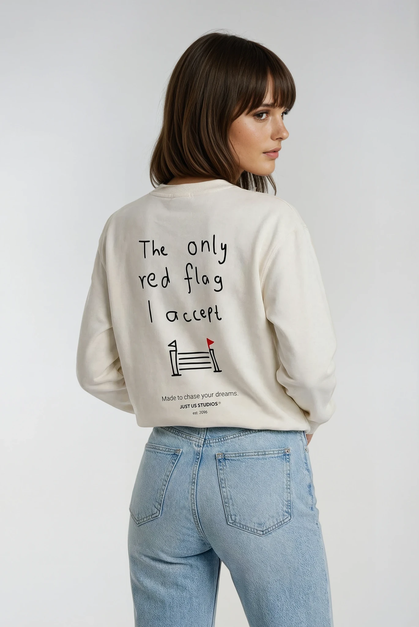 Red Flag Sweater - Off White