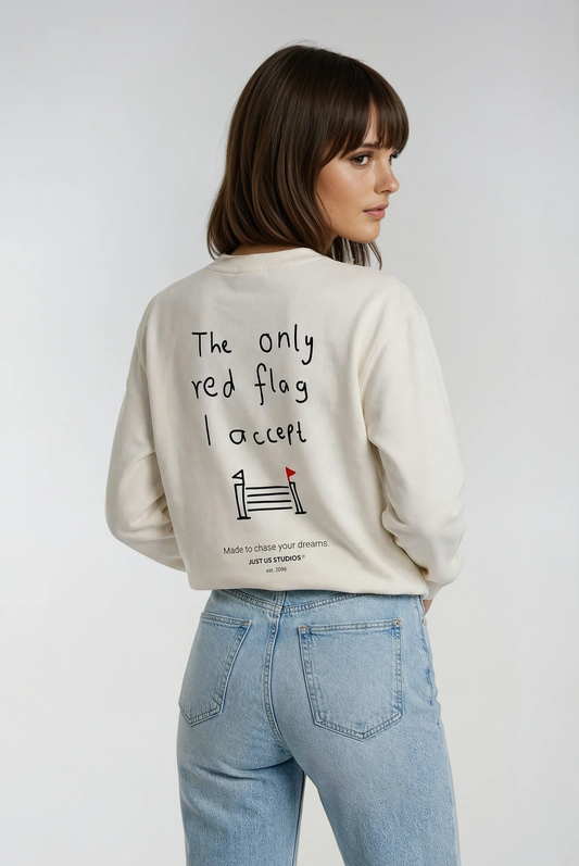 Red Flag Sweater - Off White