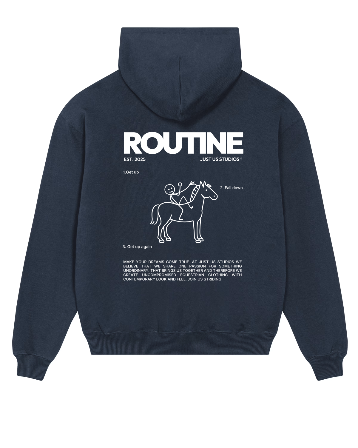 Hoodie Routine - Navy