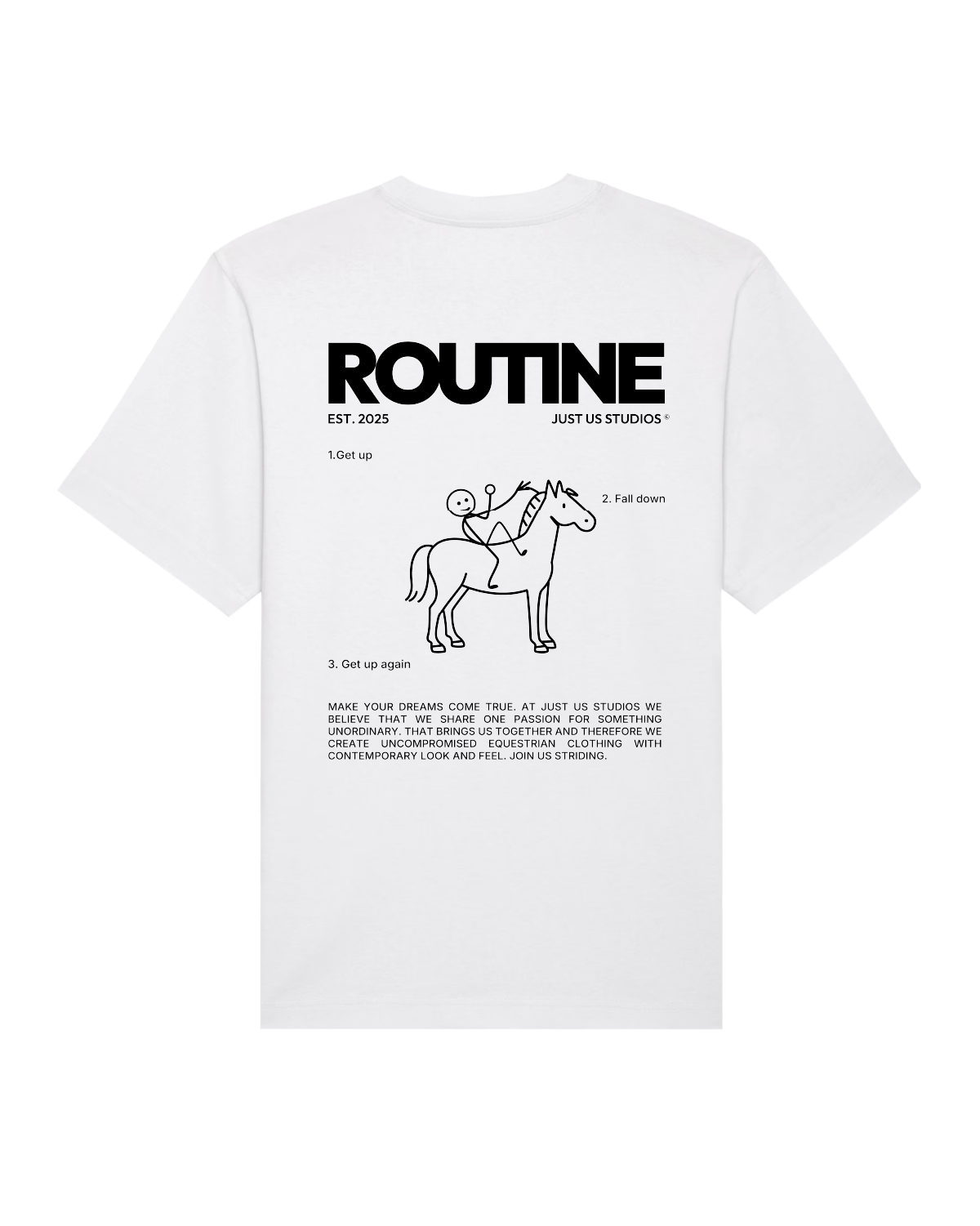T-Shirt Routine - White