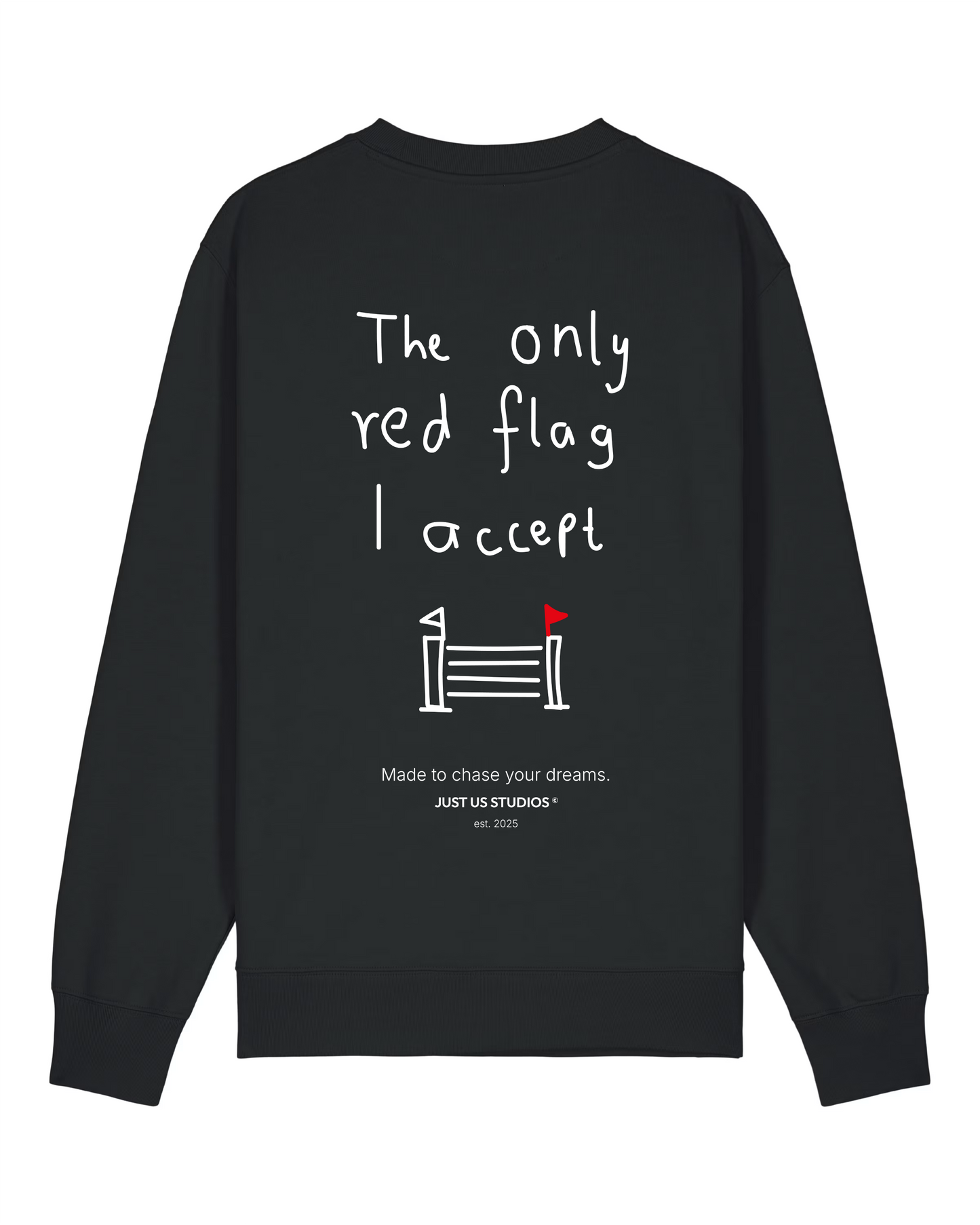 Red Flag Sweater - Black