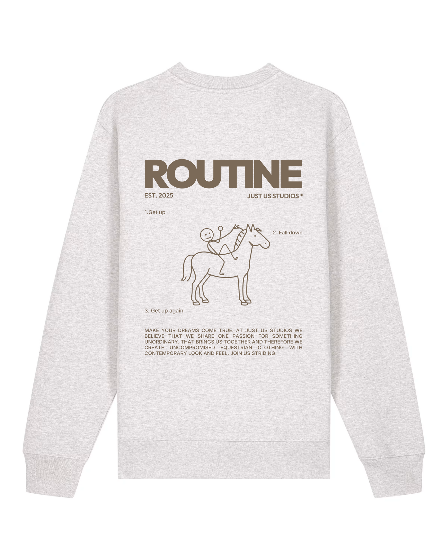 Routine Sweater - Light Grey