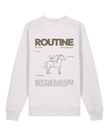 Routine Sweater - Light Grey