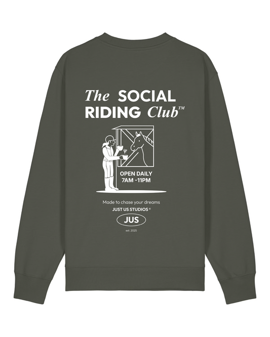 Social Riding Club Sweater - Green