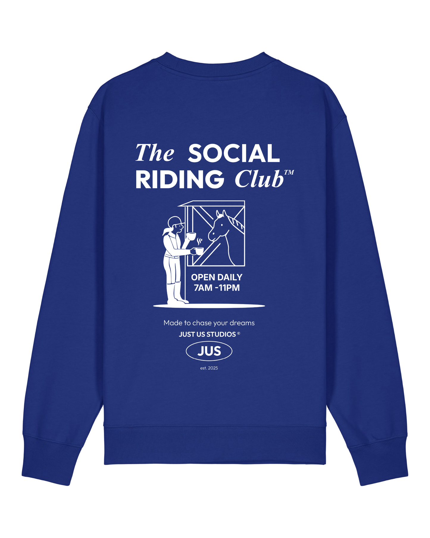 Social Riding Club Sweater - Blue