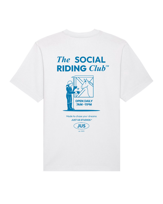 T-Shirt Social Riding Club - White