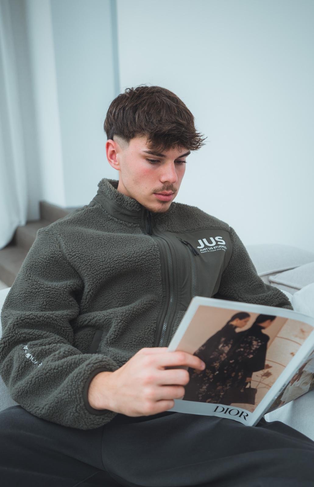 JACKE FLEECE JUS KHAKI