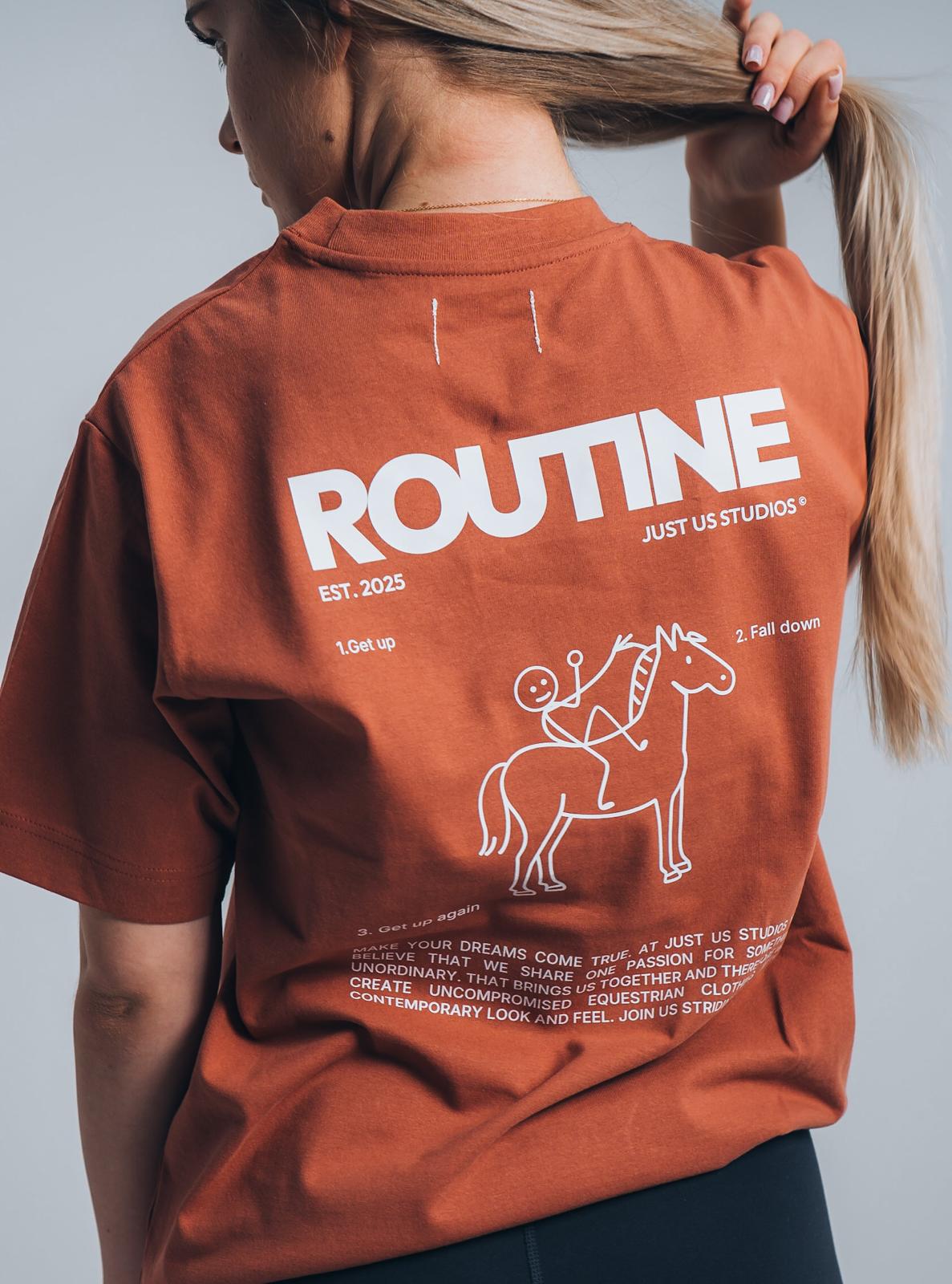 T-SHIRT ROUTINE BROWN