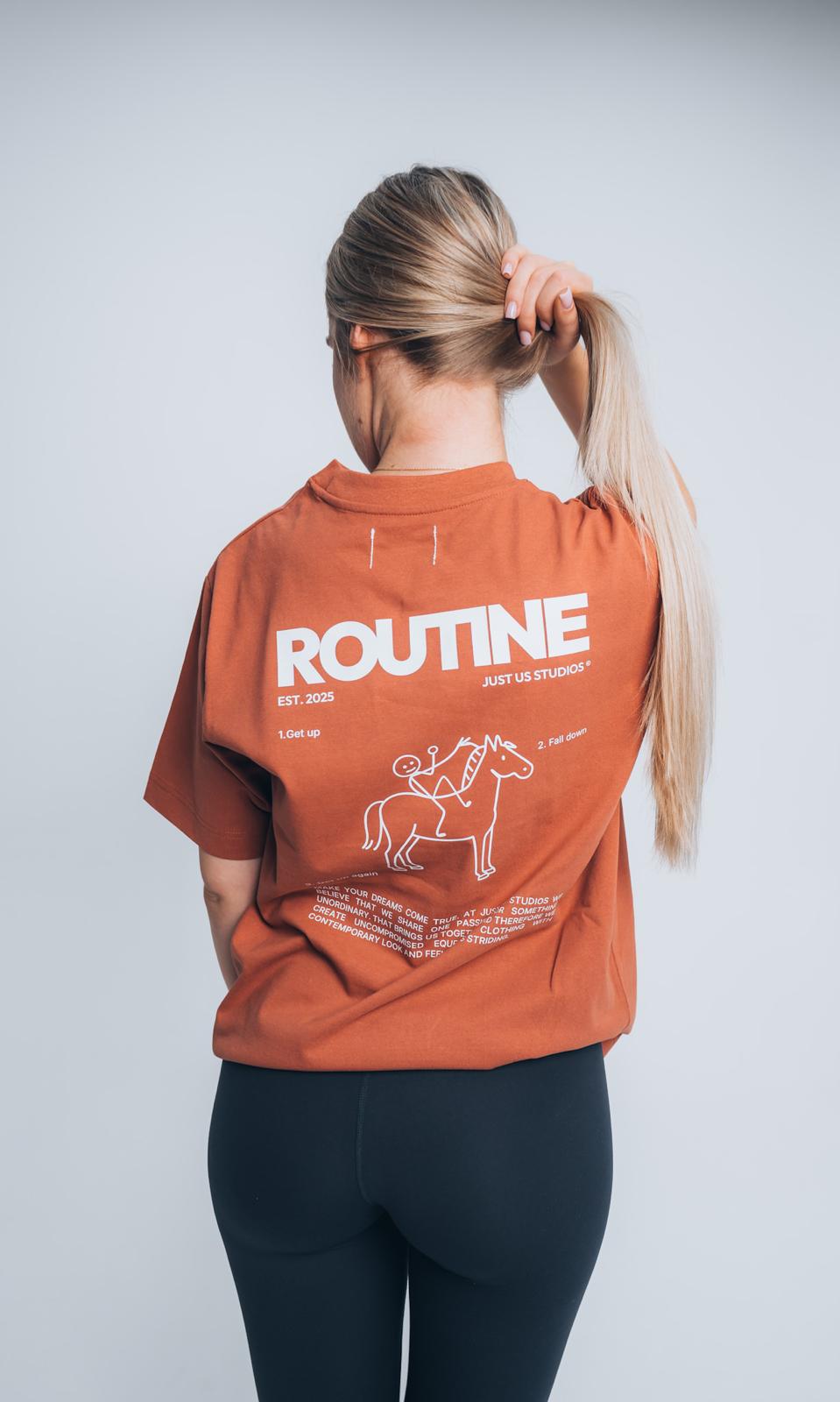 T-SHIRT ROUTINE BROWN