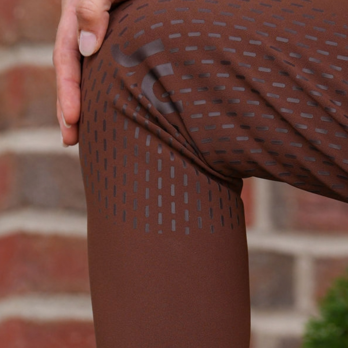 Winners Breeches in Espresso, matter Silikon-Grip im Detail